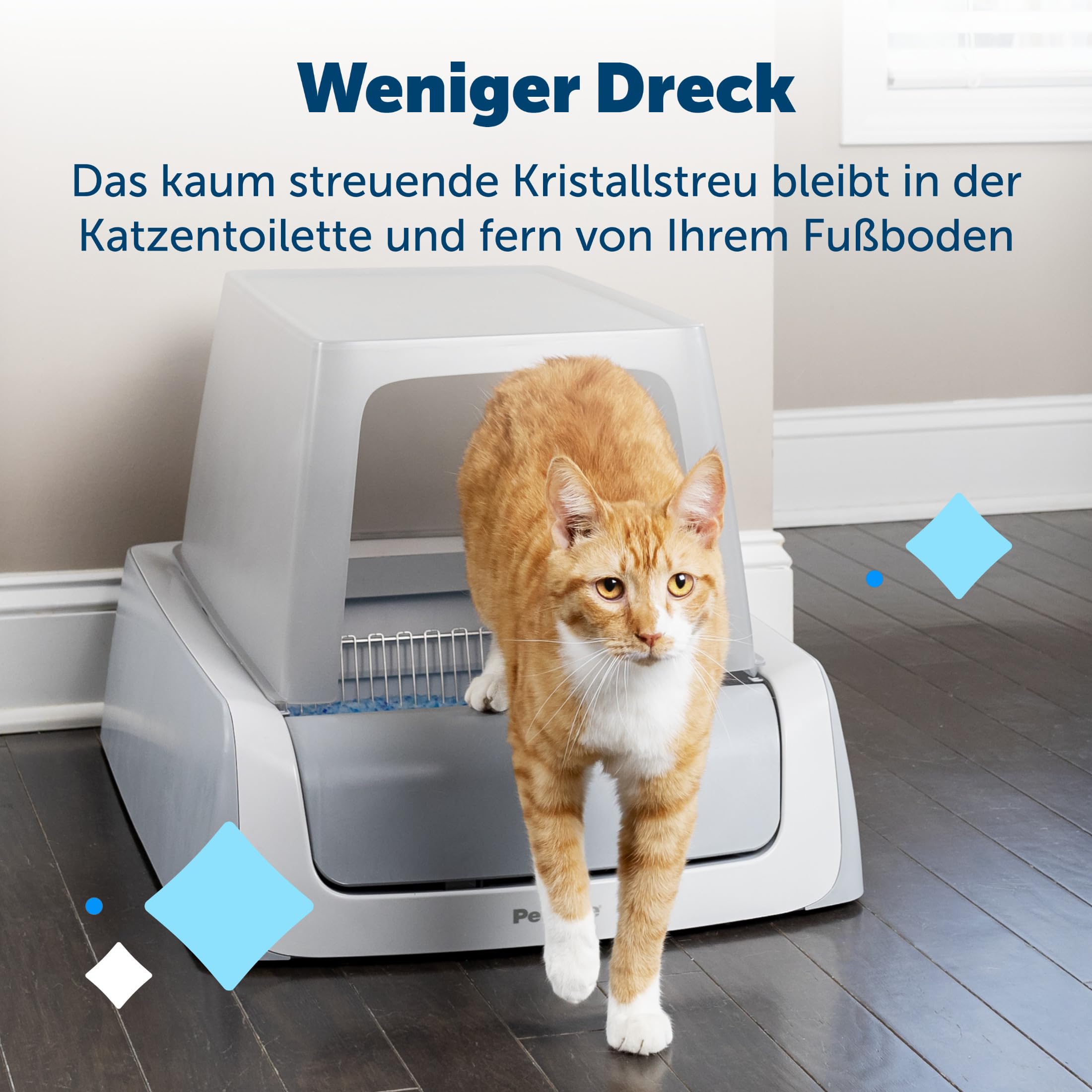 PetSafe ScoopFree Katzenklo Sichtschutz, Grau