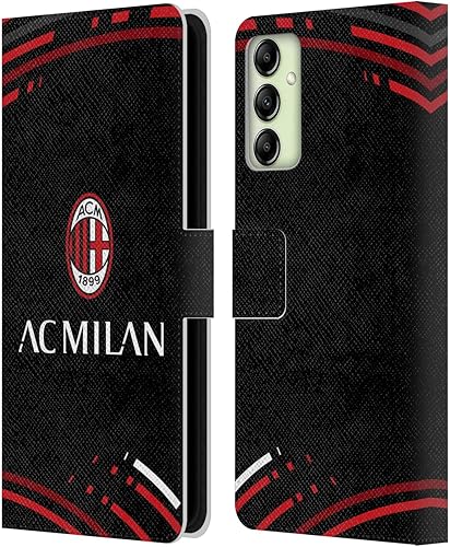 Vista 37 de Head Case Designs Funda de cuero con licencia oficial de AC Milan con diseño de camuflaje digital, compatible con Samsung Galaxy S22 Ultra 5G