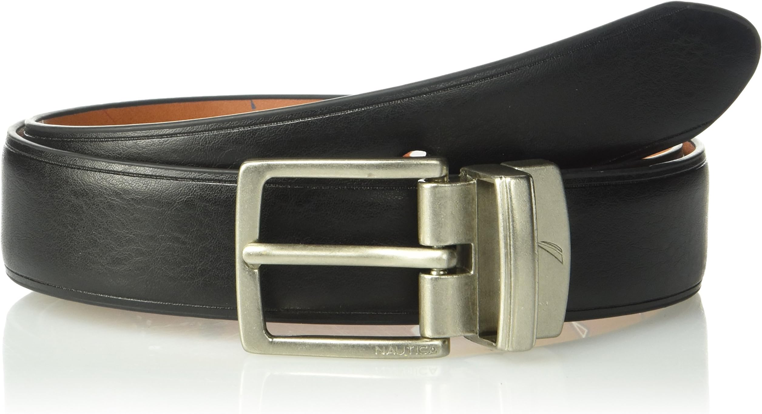 Nautica Boys' Battan Reversible Belt