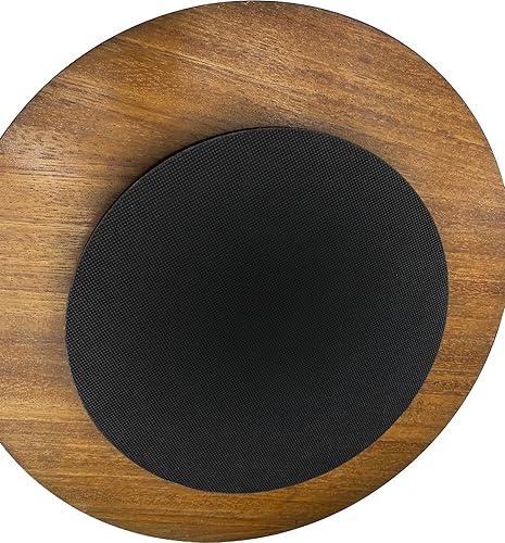 Miniatura 4 de HASTA LA RAIZ | Wooden LAZY SUSAN Turntable - Made in Mexico - Easy Gliding - Non Skid - Model: Green Marble (18 inches).