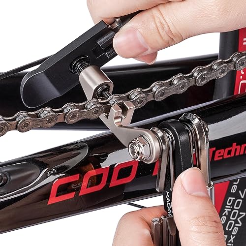Miniatura 6 de Herramienta multiherramienta para bicicleta - Herramienta de cadena de bicicletaTorxHexDestornillador - Kit multiherramienta de bicicleta