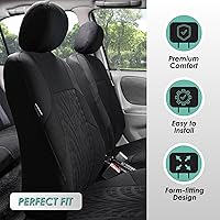 Vista 2 de FH-FB071102, Travel Master, juego de fundas para asiento, se adapta a bolsa de aire y parte trasera. Sirve para la mayoría de los autos camionetas
