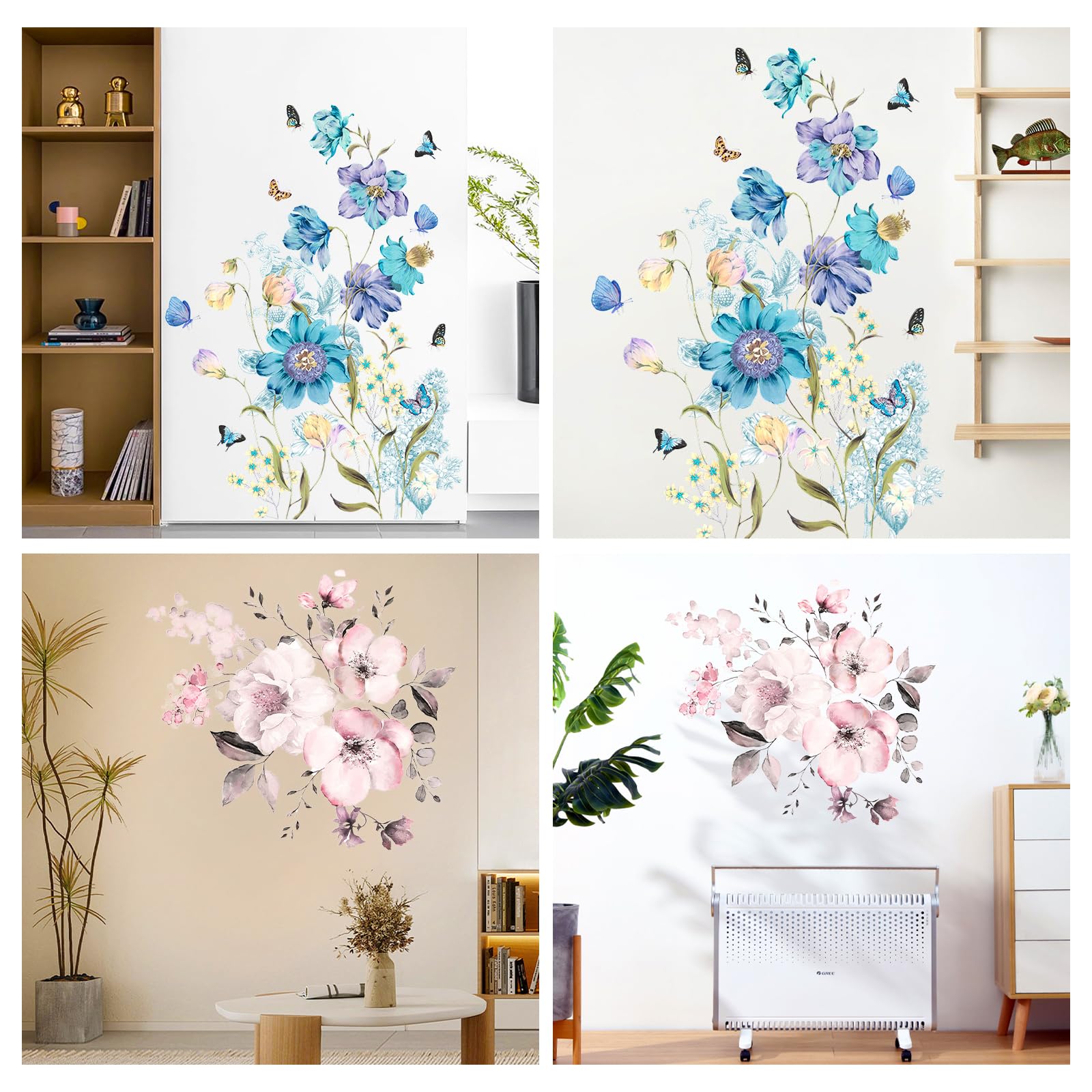 Runtoo Adesivi Murali Fiori Rosa Tessuto Adesivi da Parete Grande Peonia Boho Decorazioni Muro Bagno Camera da Letto Soggiorno Cameretta Bimba Runtoo Adesivi Murali Fiori Rosa Tessuto Adesivi da Parete Grande Peonia Boho Decorazioni Muro Bagno Camera da Letto Soggiorno Cameretta Bimba