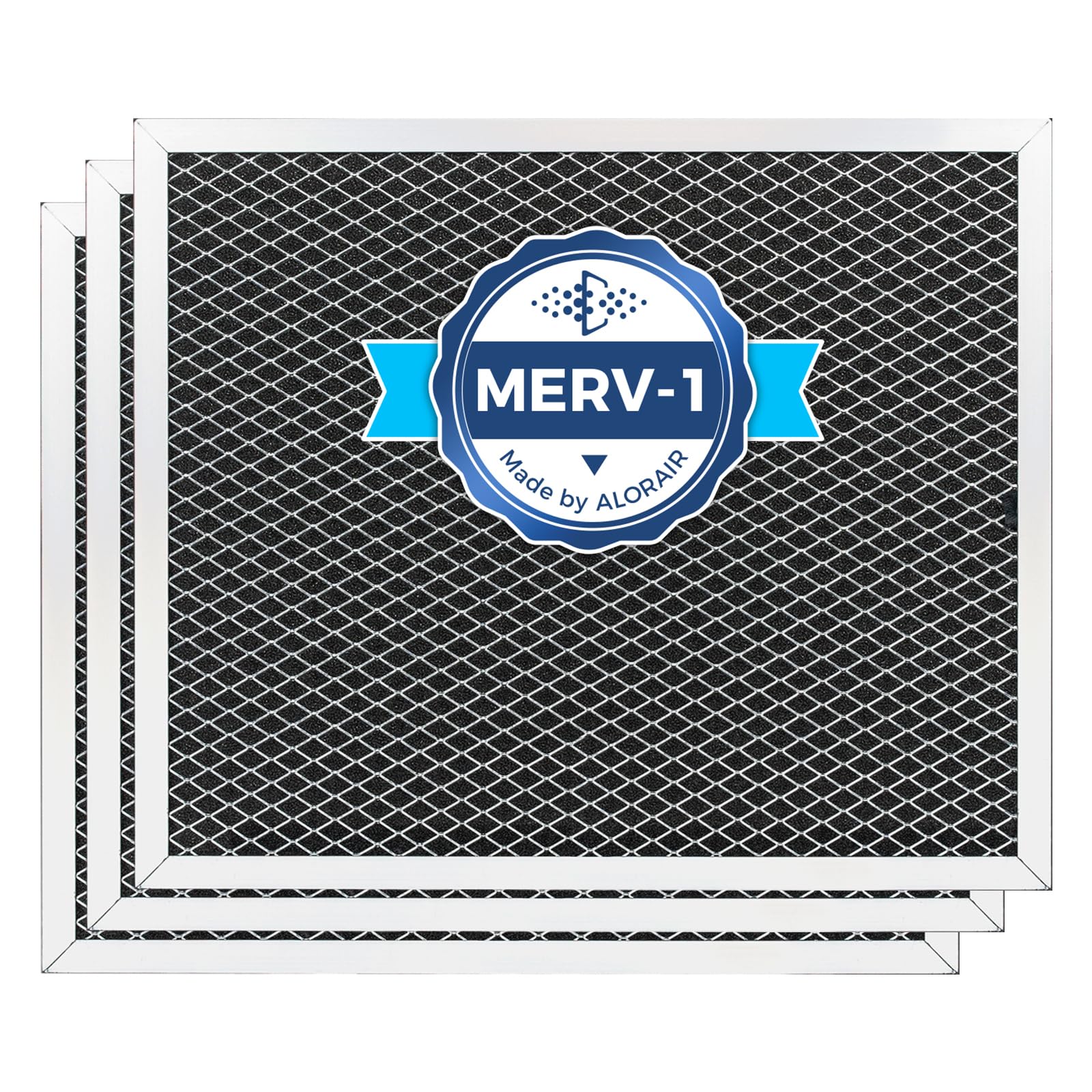 MERV-1 Filters for Commercial Dehumidifiers by ALORAIR – Metal, Black, Pack of 3, Model Storm 80X