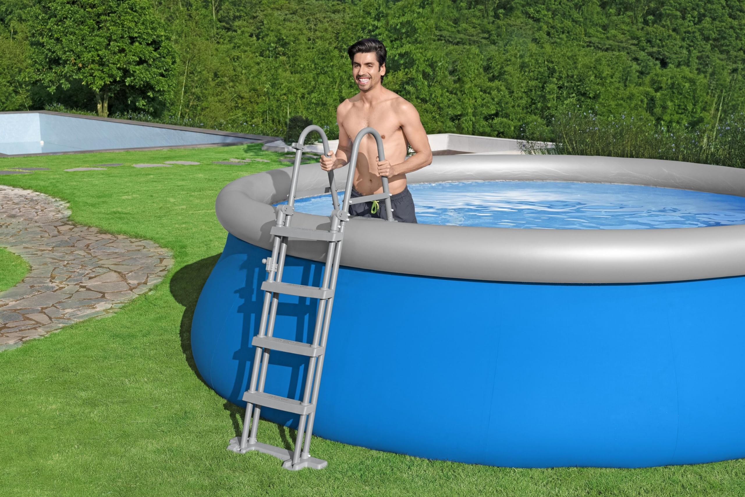 Bestway Fast Set Pool Set 457 x 122 cm con Pompa Filtro e Accessori