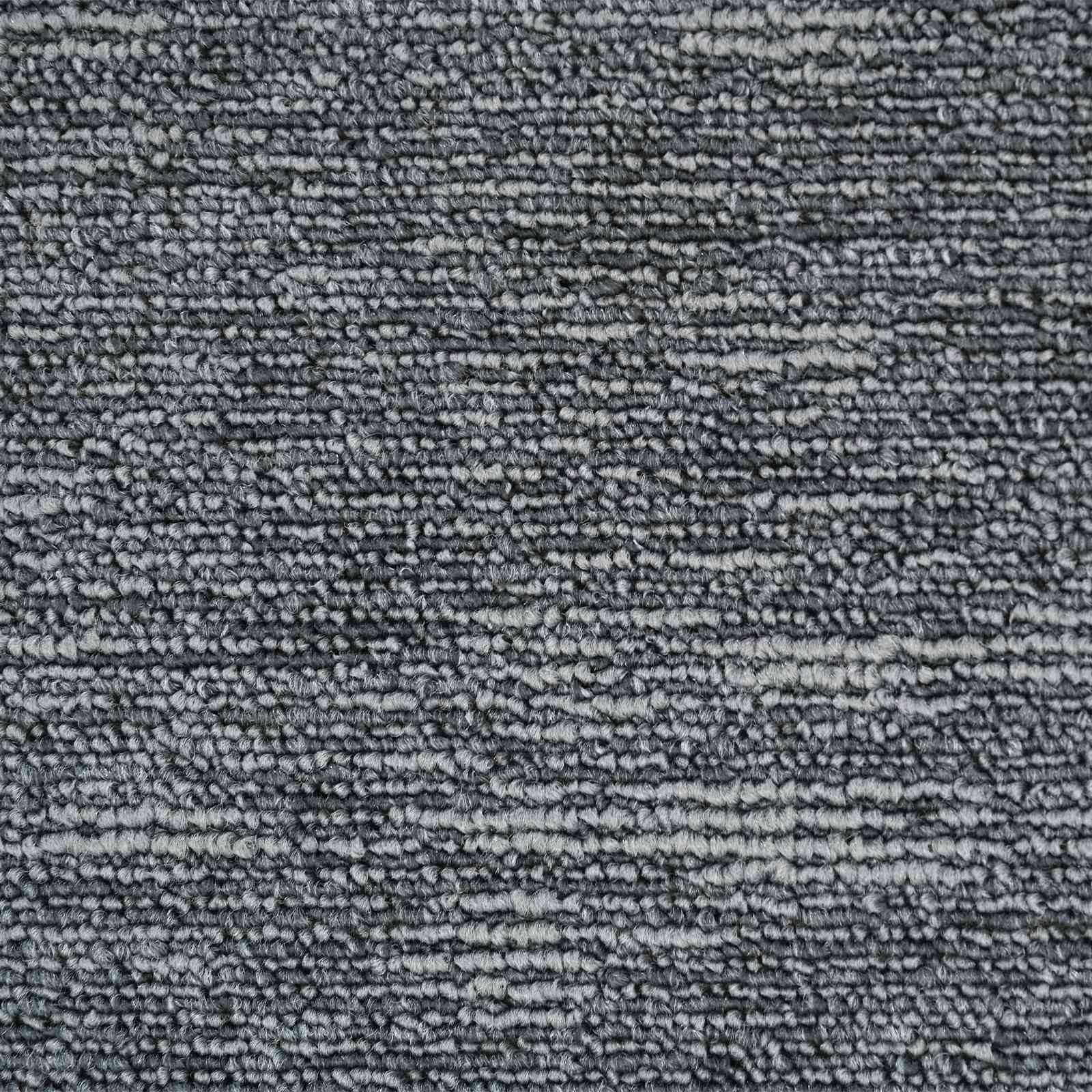 Piastrelle in moquette, grigio rock, 50 x 50 cm, 36 pezzi, in polipropilene e bitume da 6 mm, per assorbimento acustico, per camera da letto, soggiorno, ufficio, interni