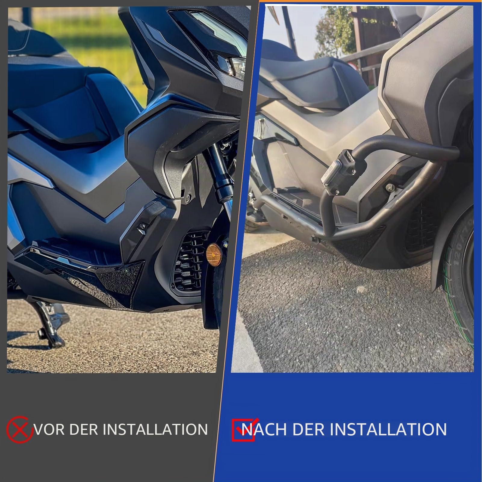 Highway Crash Bars Motorschutzbügel Ersatz für HONDA ADV 350 2025 Zubehör Absturzsicherung
