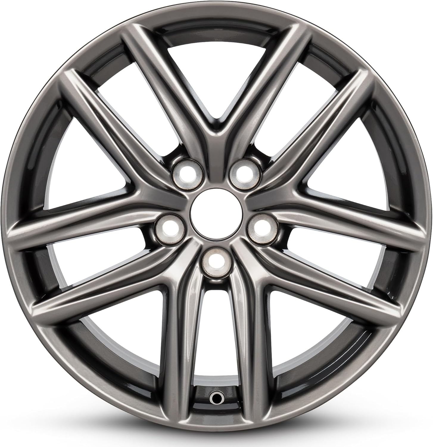 For 2016-2020 Lexus IS300 Front 18 Inch Hyper Black Alloy Rim - OE Direct Replacement - Road Ready Car Wheel
