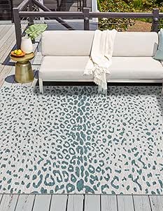 Amazon.com: Unique Loom Outdoor Safari Collection Area Rug - Samburu ...