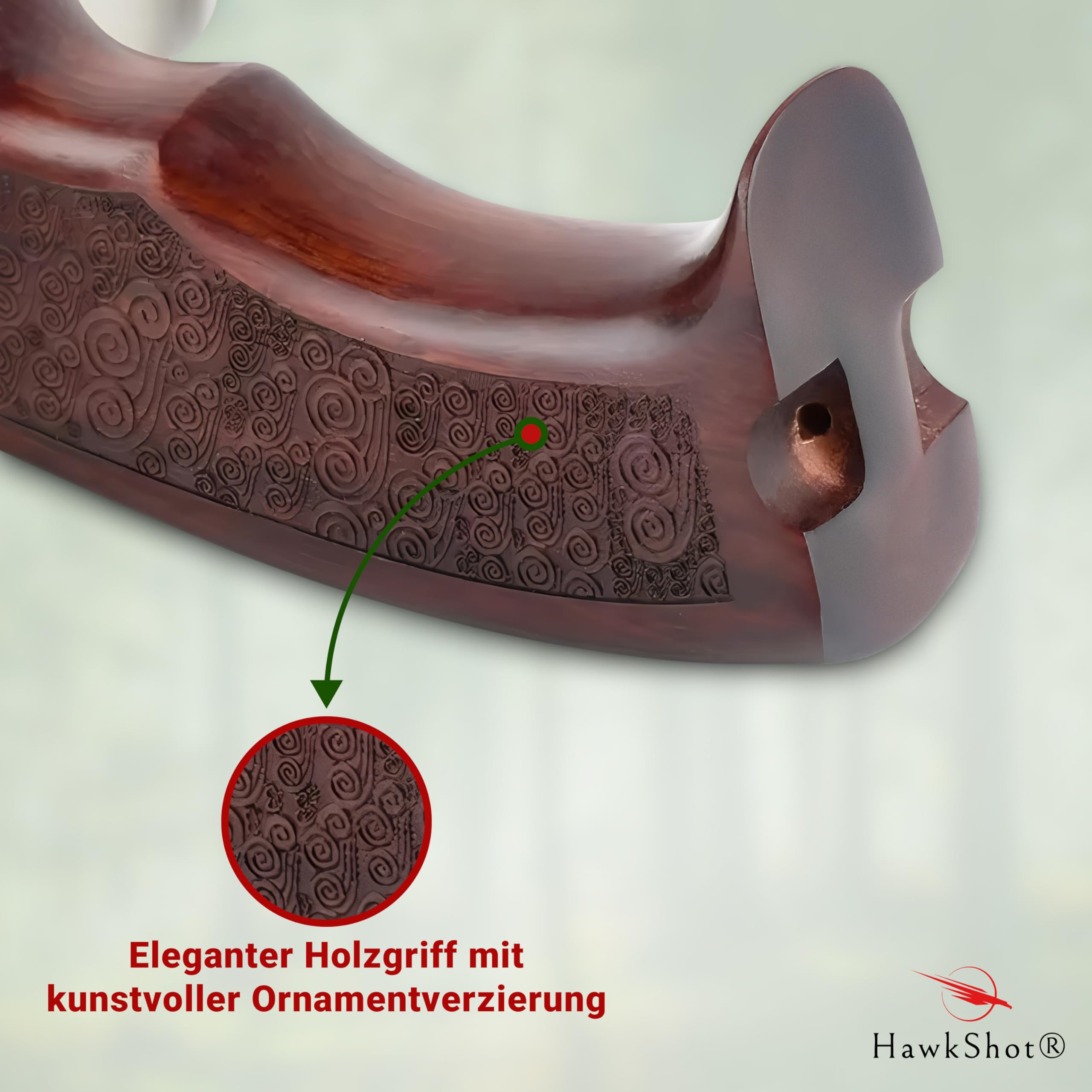 HawkShot® Profi Stahl Steinschleuder STEELVINE-PRO mit Schnellspannvorrichtung - Bundle Set - Zwille