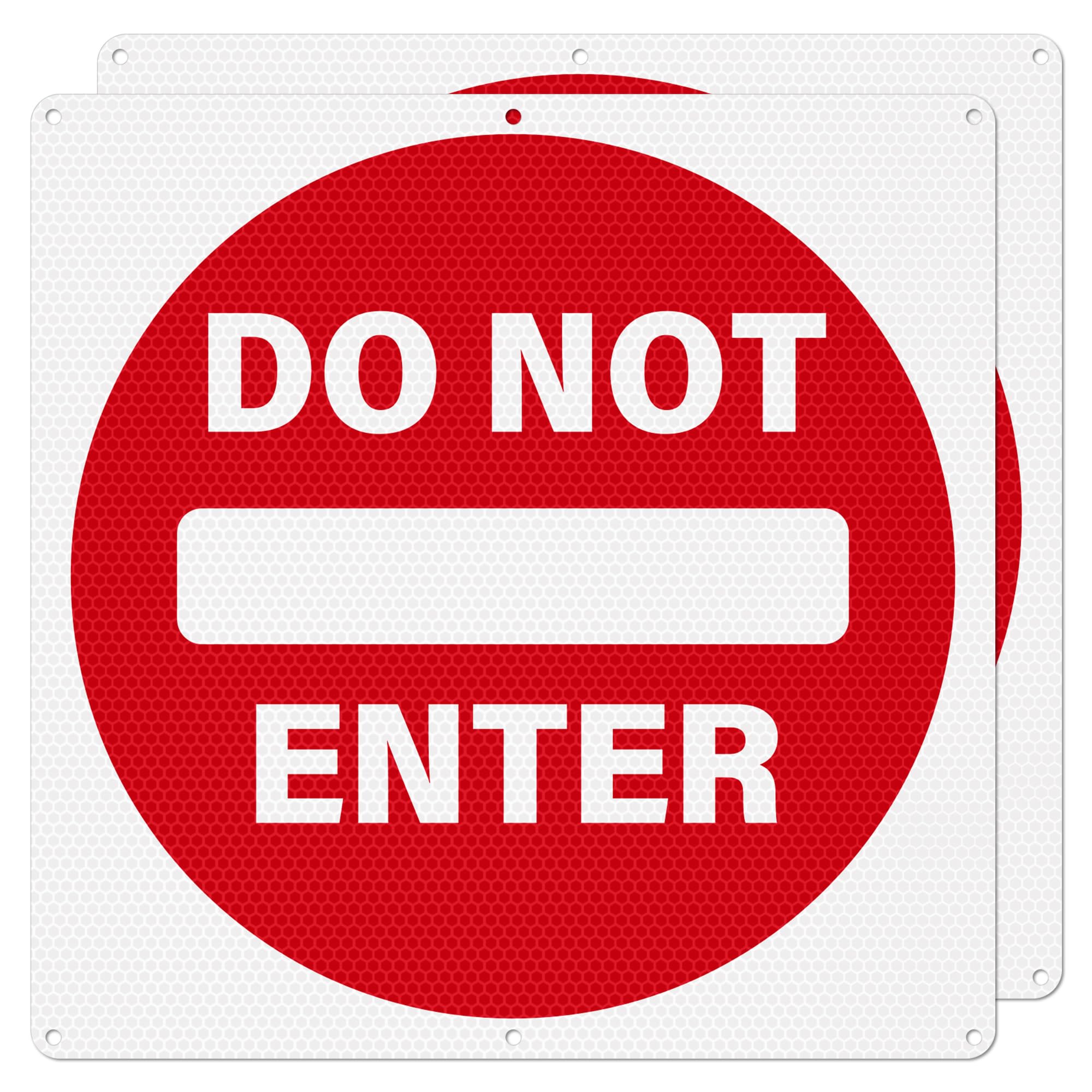 2 Pack Do Not Enter Wrong Way Signs 18" x 12" Aluminum Traffic Sign — Amazon image 12