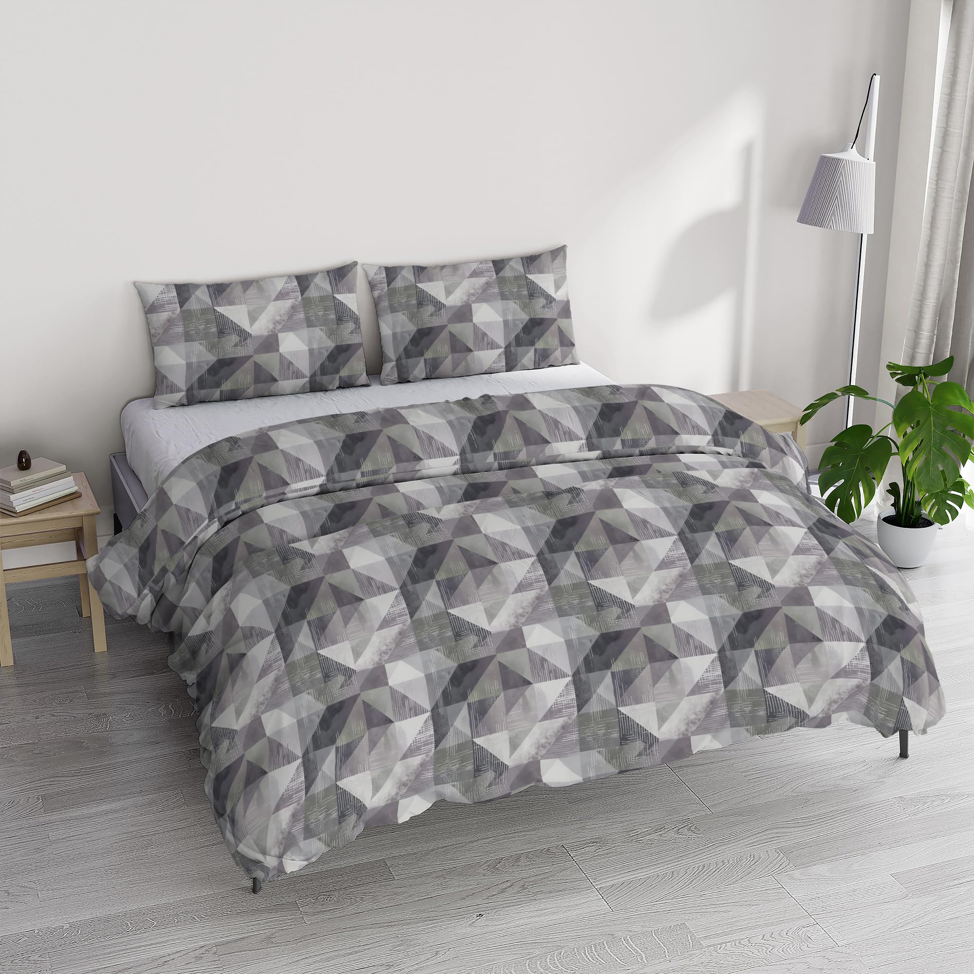 Housse de couette River confectionnée en Italie modèle Sepik Grey
