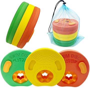 Kids Swimming Armbands Arm Float Discs for Pool, EVA Foam Floating Sleeves, Arm Float Rings for Kids Swimming Beach/Pool Swimming Supplies 6 pcs/Set