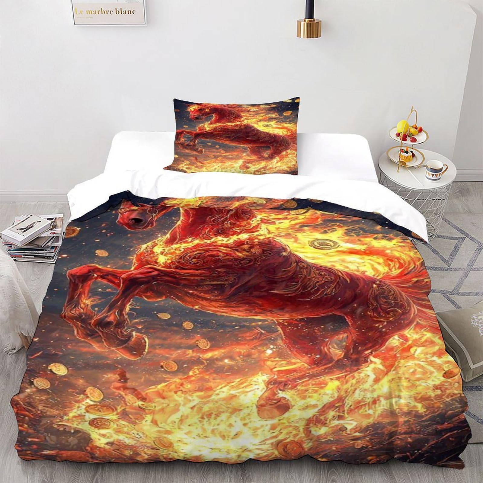 Housse de couette 135x200cm animaux pour en finir avec les draps rêches et durs à repasser