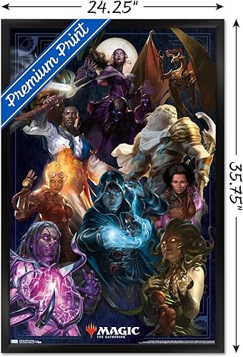 Vista 50 de Trends International Magic: The Gathering - Póster de pared de grupo, 14.725 x 22.375 pulgadas, versión premium sin marco Versión premium sin