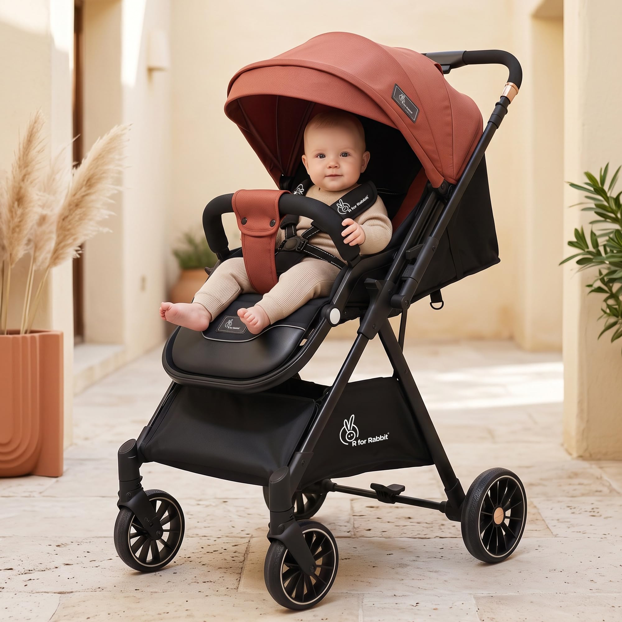 R for Rabbit Street Smart Nova Stroller - Easy Fold, Stylish! -5