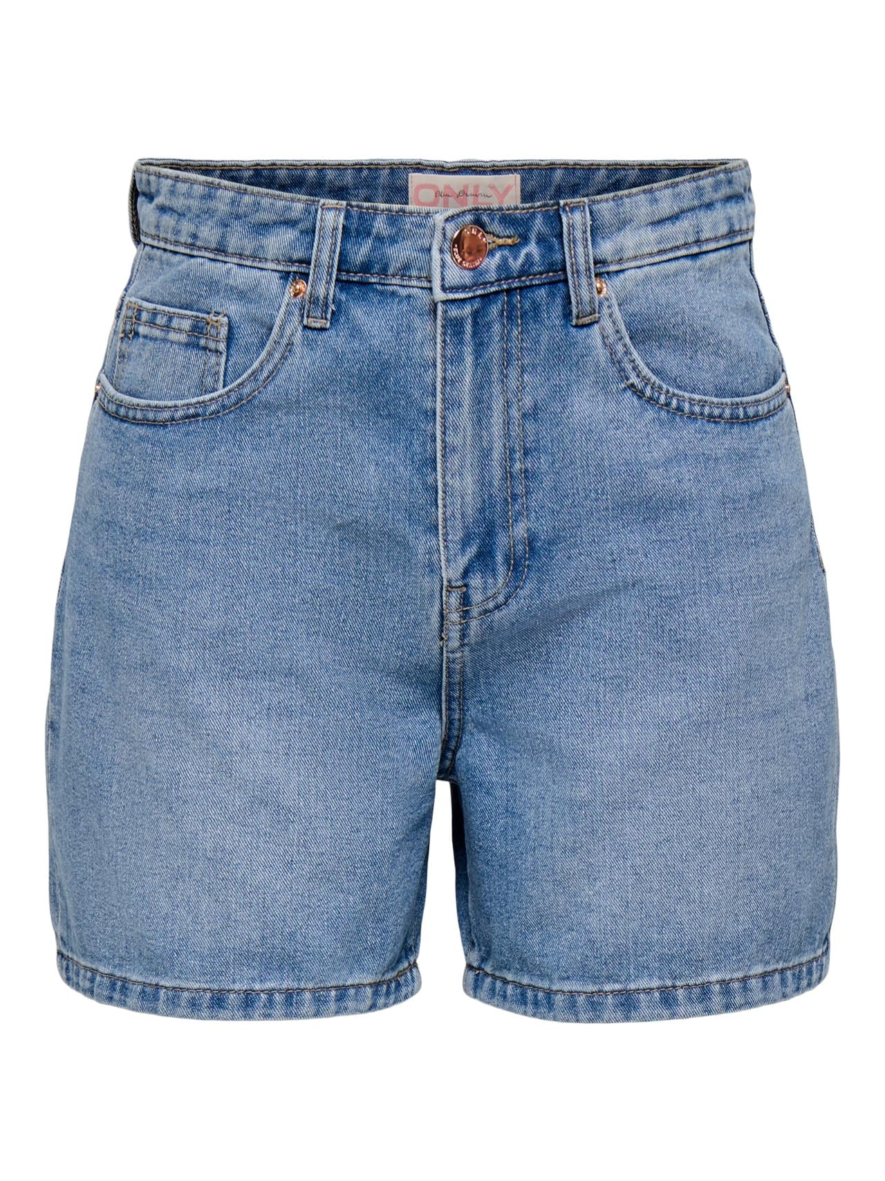 ONLY Female Jeans-Shorts ONLPHINE Hohe Taille Normal geschnitten Shorts | Denim shorts