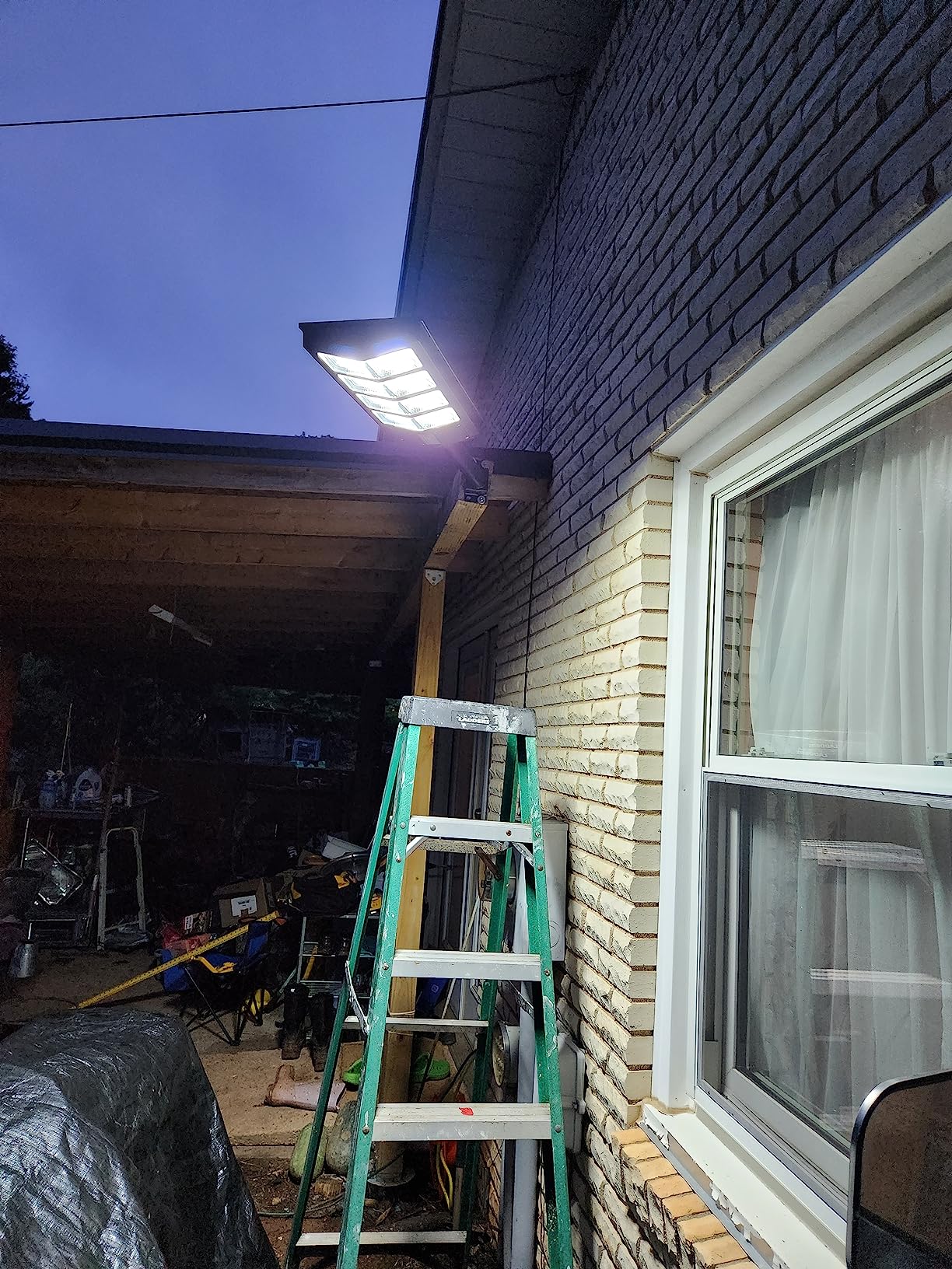 Solar Street Lights Outdoor Waterproof, 800W Led Parking Lot Light Dusk