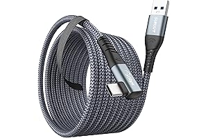 Link Cable 20FT Compatible with Meta/Oculus Quest 3/2/Pico 4 VR Headset Accessories...