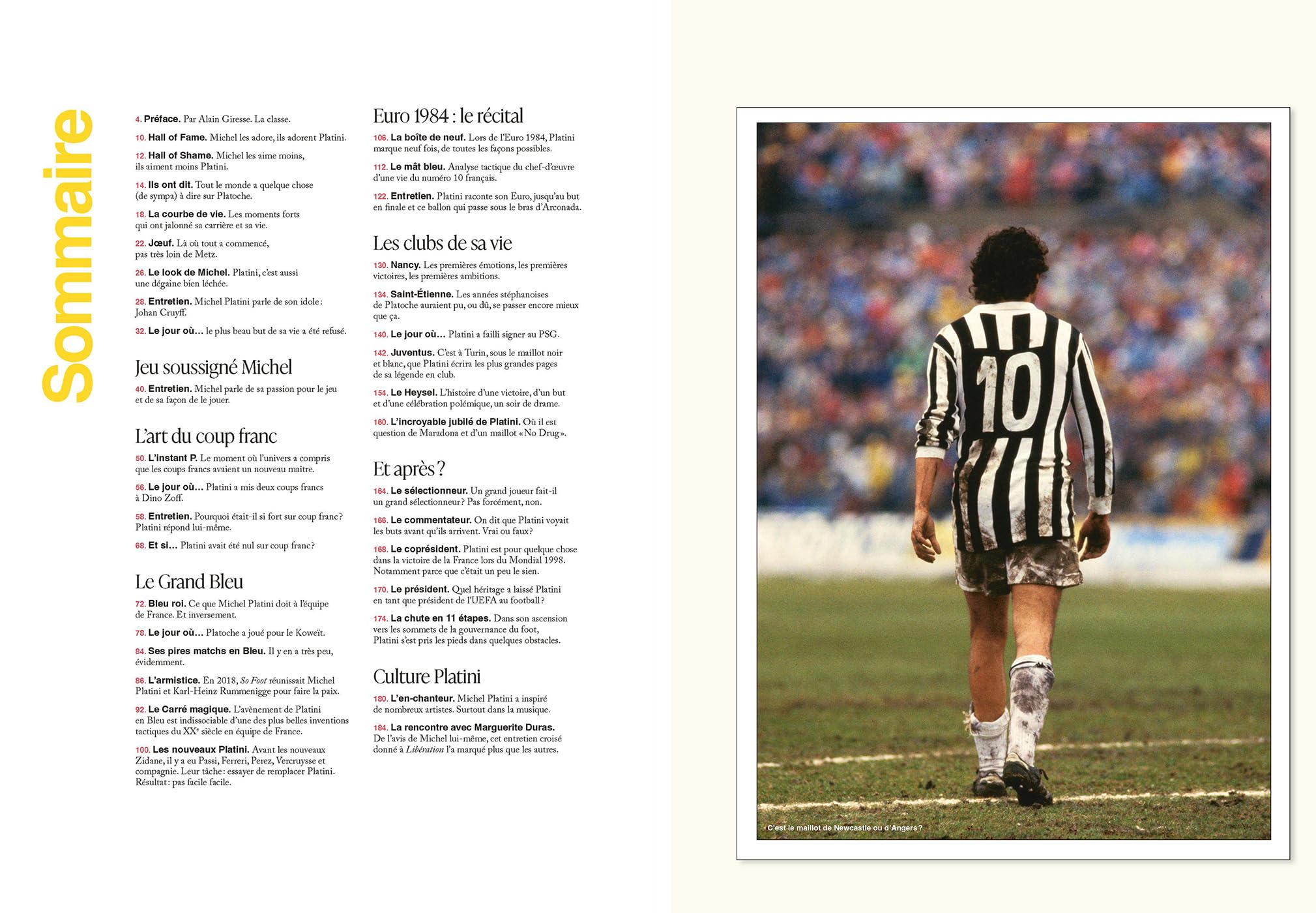 Platini: Coups francs, bouclettes et petit short