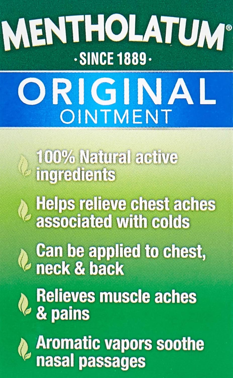 Mentholatum Ointment Jar 1 oz (Pack of 6)