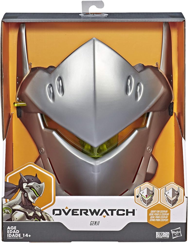 オーバーウォッチ　ゲンジ　キャラクターのマスク Amazon.co.jp: Overwatch Genji ロールプレイマスク 跳ね上げ式