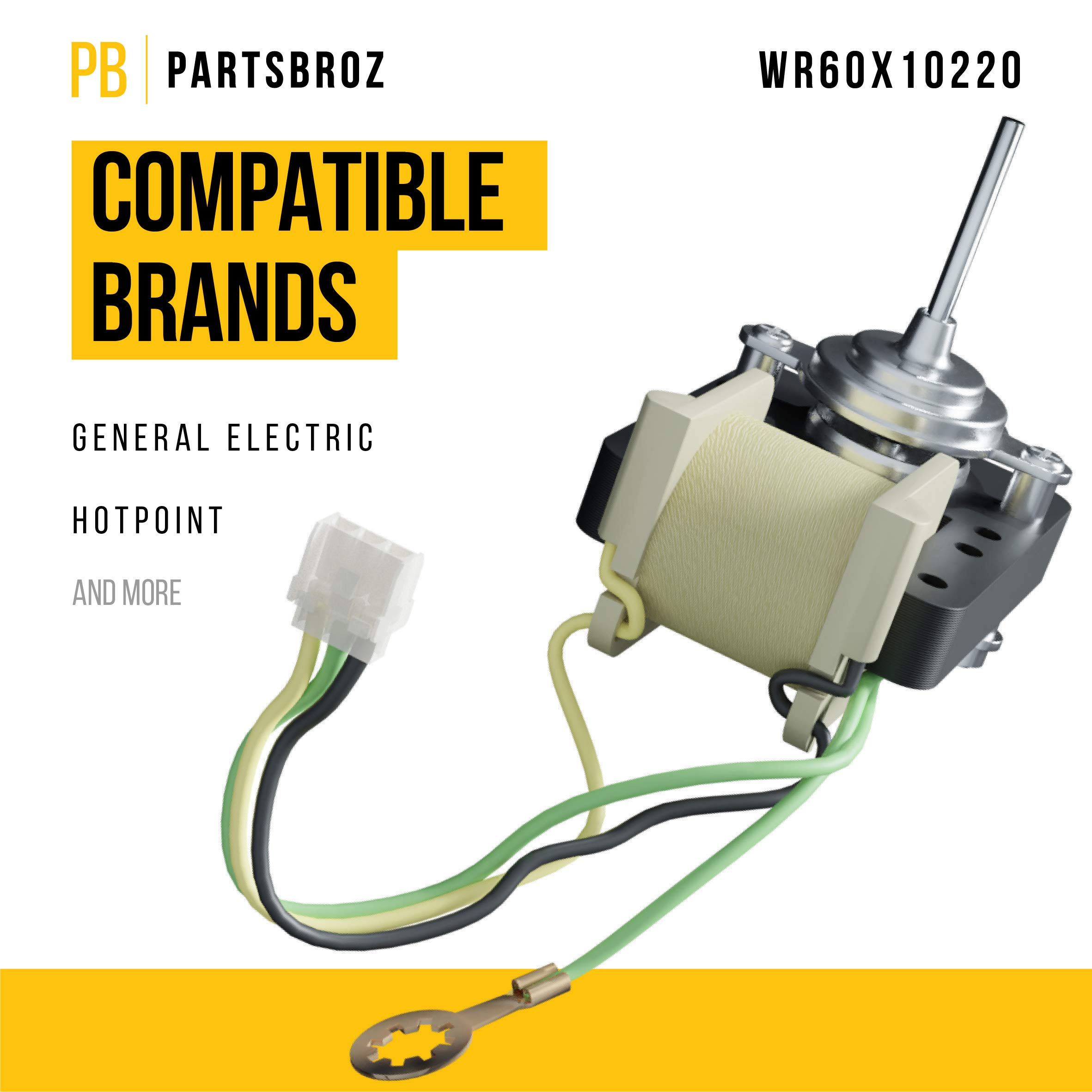 Amazon.com: WR60X10220 冰箱冷凝風扇馬達AP4298602 WR60X10171