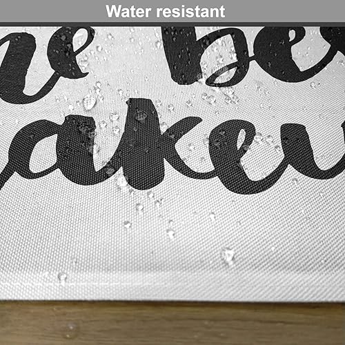 Miniatura 6 de Ambesonne - Juego de 4 individuales con diseño de estampado tribal y bohemio de bambú prehistórico en estilo de madera dentada oriental, hechos de