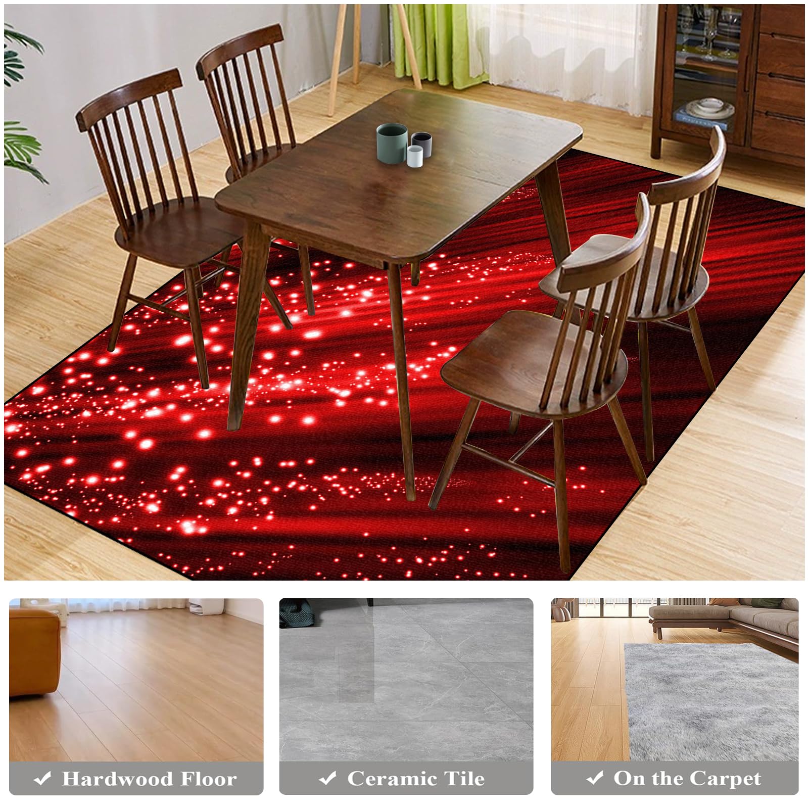 Tapis Chaise de Bureau Antidérapant Tapis Protection Sol pour Chaise Gaming