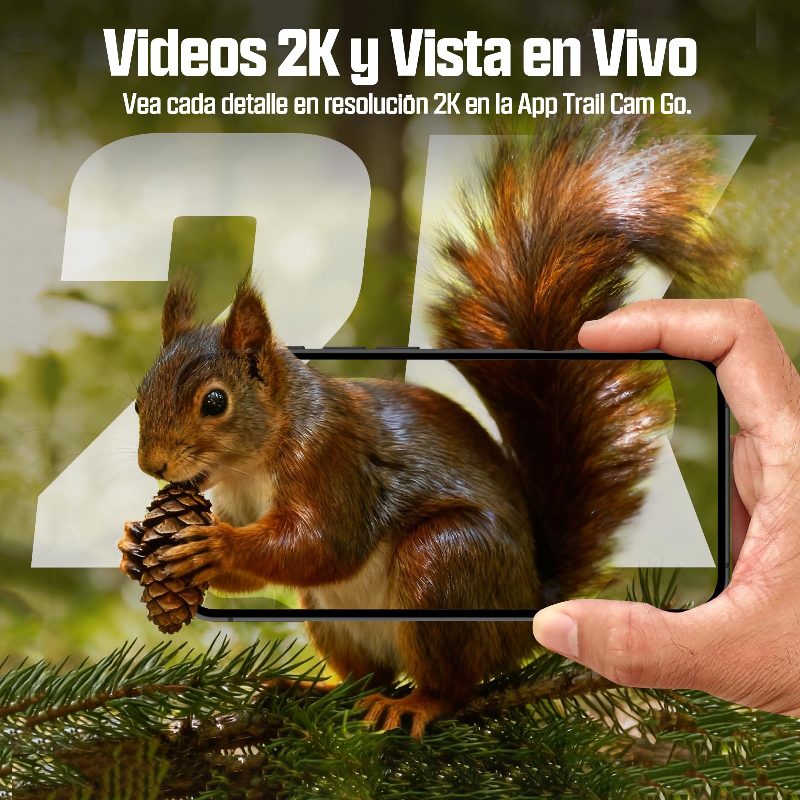 CEYOMUR 4G LTE Cámara de Caza Solar con SIM y TF 64GB, 48MP Cámara Fototrampeo Nocturna con Live View HD, Batería 5200mAh, Alertas al Móvil y Control por App, Detección de Movimiento 0,2s, IP66