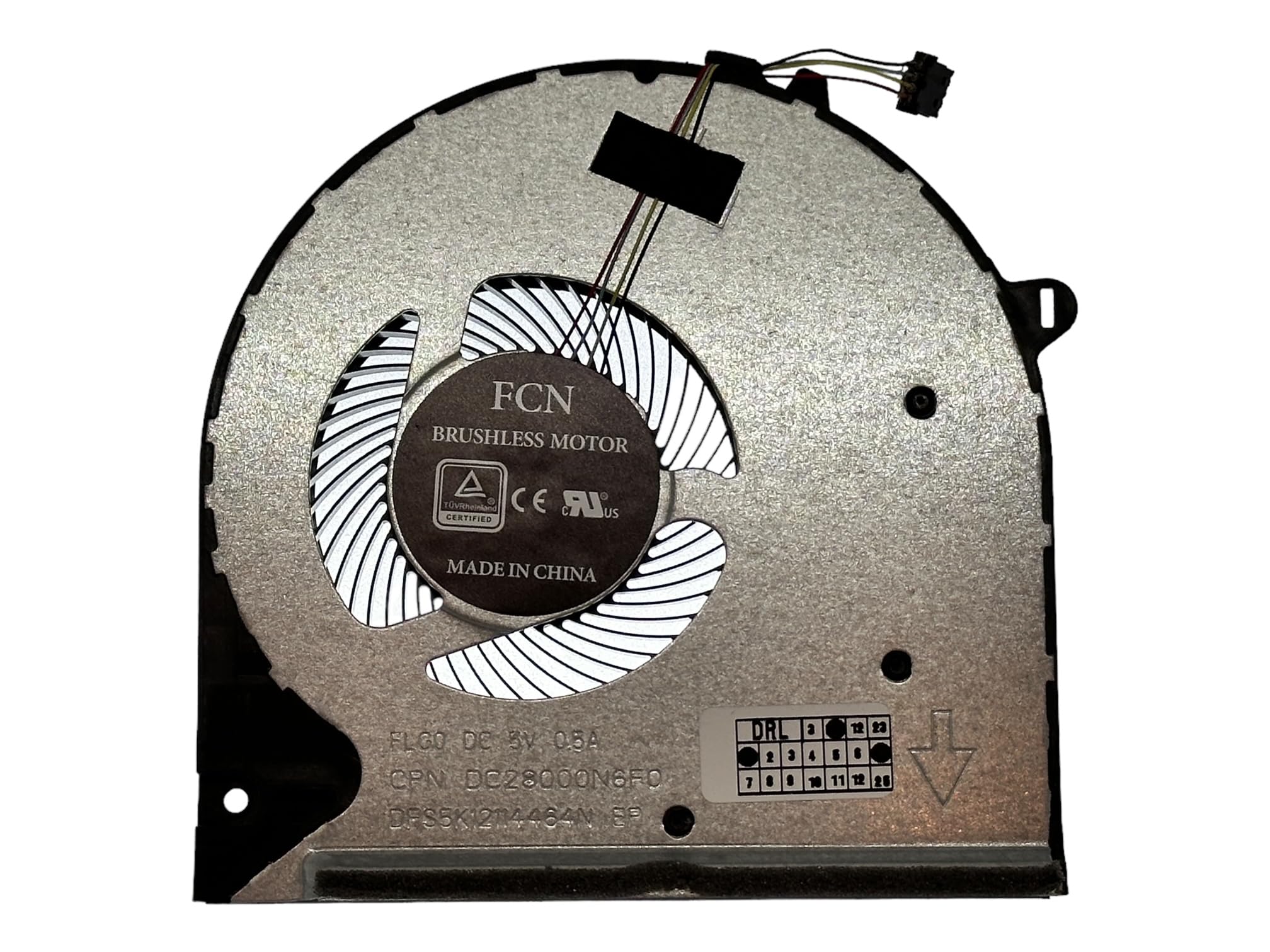 Sostituzione del radiatore per CPU HP 250 G8, 255 G8, 256 G8, 250 G9, 255 G9, 256 G9, 15-DW, 15T-DW, 15S-DR, 15S-DU, 15S-DY, 15-GW, 15Z-GW, 15S-GR, 15S-GU, 15S-GG Y, modello Y, DC28 000N6F0