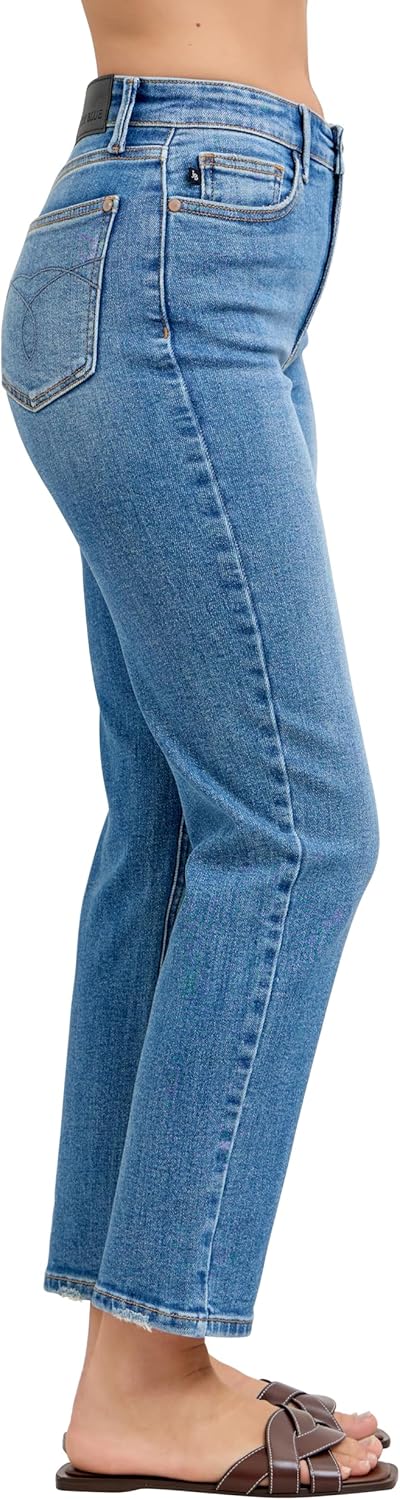 Judy Blue Womens Jeans - High Waisted Ankle Straight