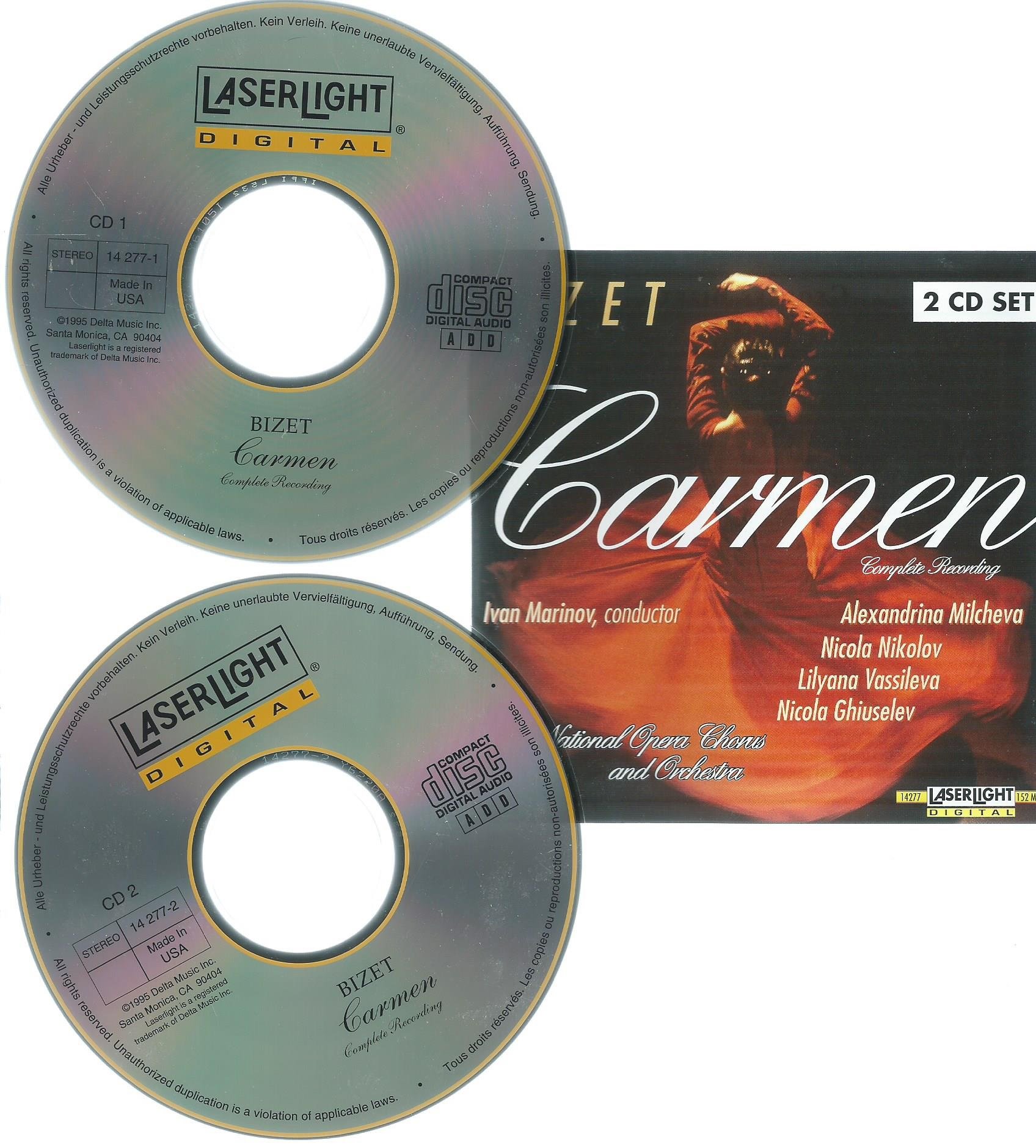 Carmen [Audio CD] Bizet; Milcheva-Nonova; Nikolov and Marinov