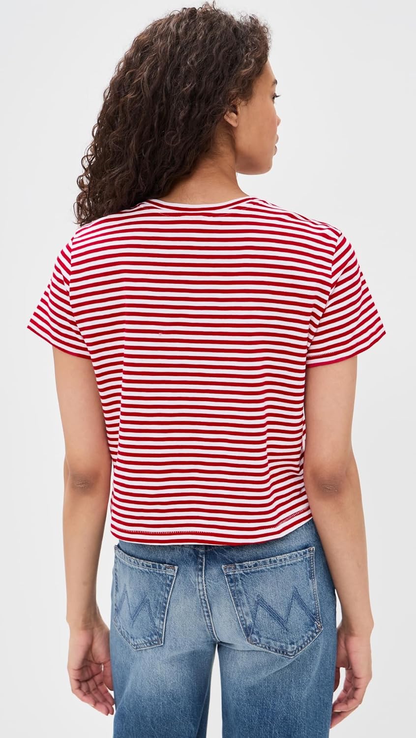 Madewell Women's The Boxy Crop Tee in Soft Slub - Image 4