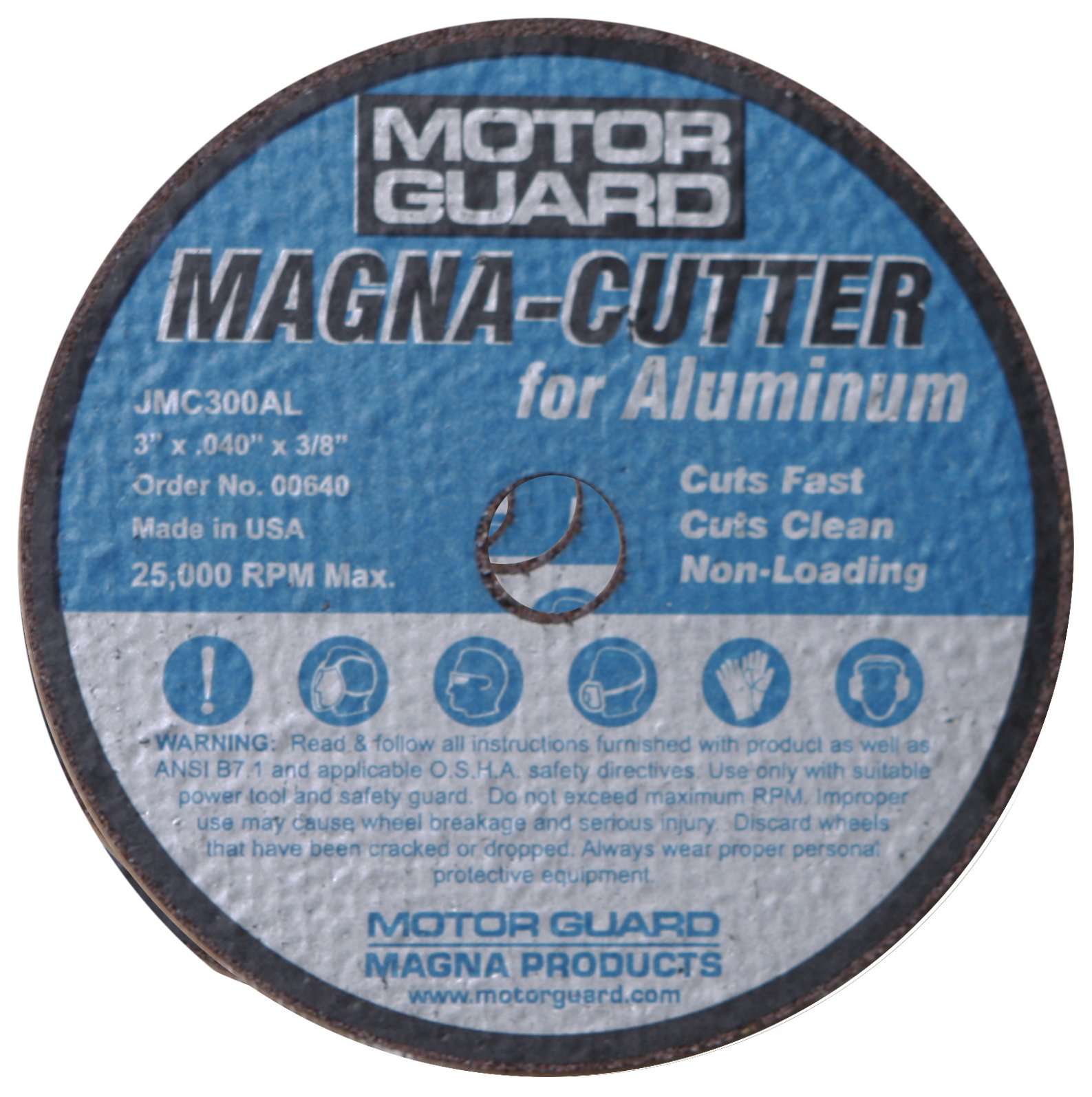 Motor Guard JMC300AL Magna-Cutter Wheel for Aluminum, 3-inch Diameter, 5-Pack