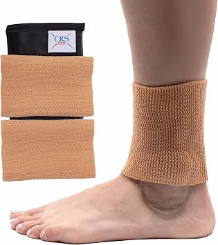 CRS Cross Ankle Gel Sleve & Disc Bundle - اثنان من أكمام جل الكاحل واثنان من أقراص جل الكاحل