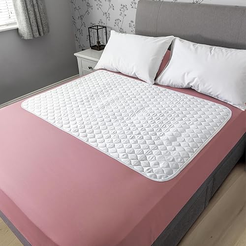 Miniatura 7 de Hygge Sheets®️ Almohadillas orgánicas lavables para incontinencia con pliegues – Protector de colchón 100% impermeable reutilizable Underpads –