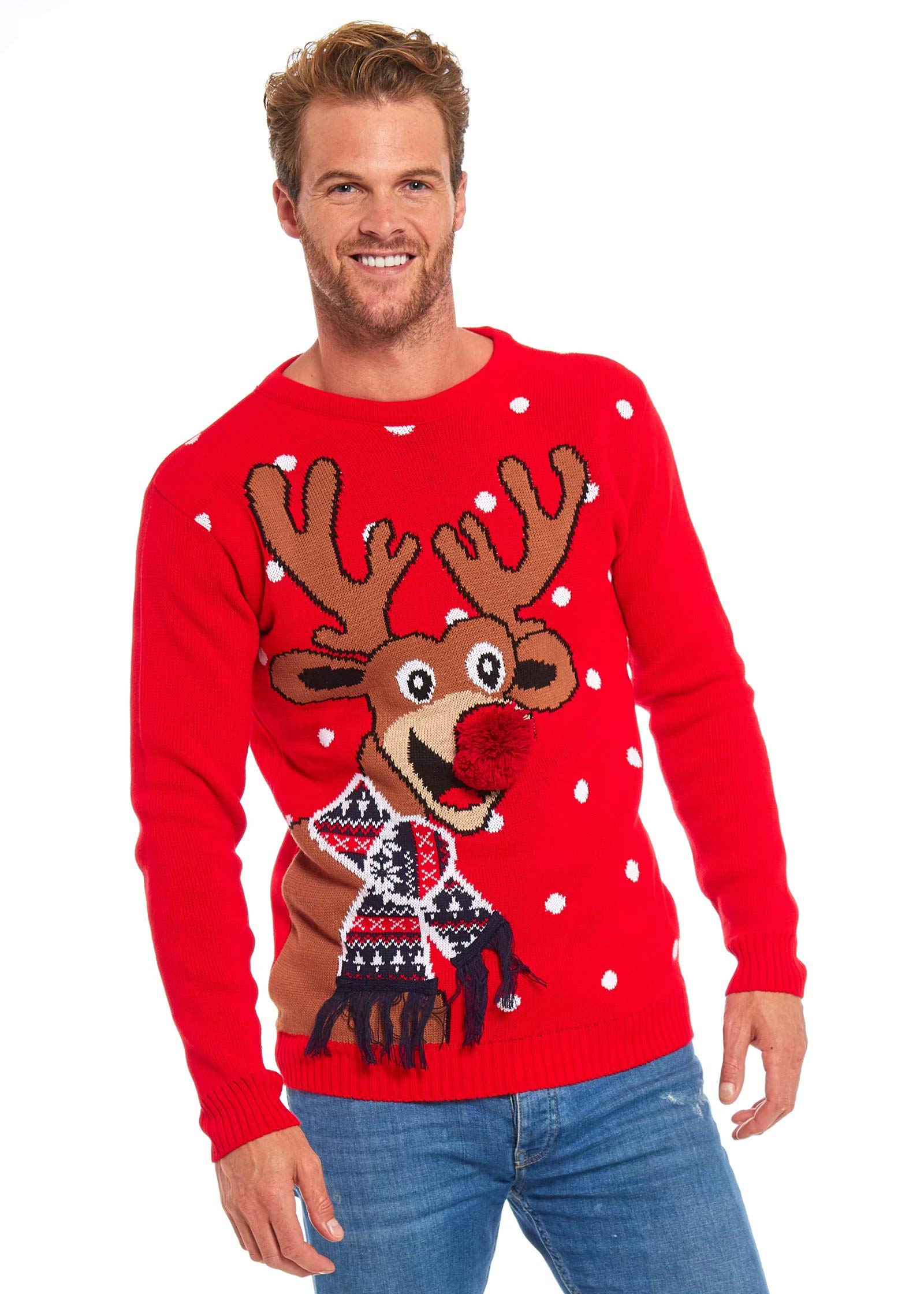 U Look Ugly Today Christmas Ugly Sweatshirt Men Women 3D Printing Santa Sweater Pull-Over Homme