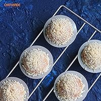 Vista 6 de CHEFMADE Molde para tartas Popover, antiadherente de 6 cavidades Yorkshire para magdalenas, para hornear en el horno (dorado champán)