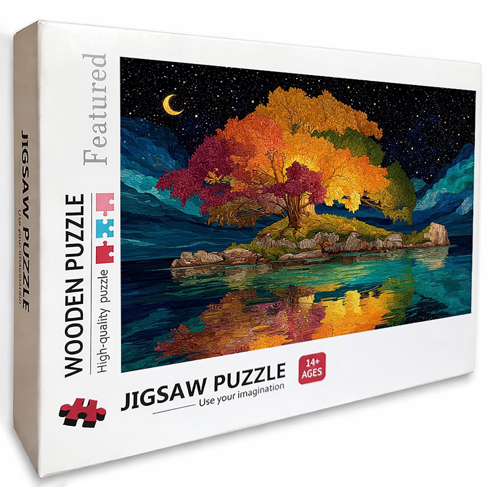 Puzzle 6000 elementów dla dorosłych drzewo, drewniane puzzle, 178 x 104 cm, części ściśle do siebie pasują, dla mężczyzn, kobiet, starszych seniorów, relaks i odstresowanie, prezenty, dekoracja