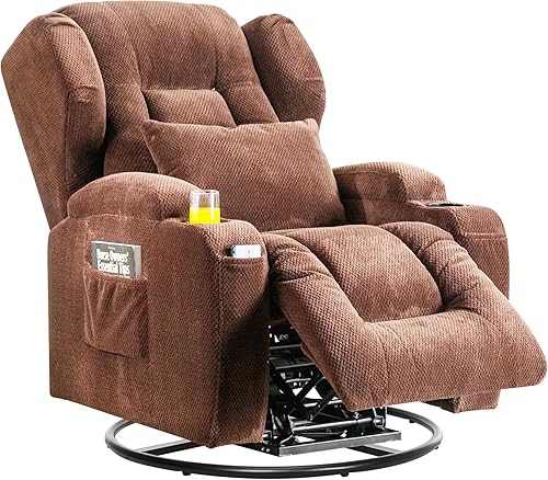 Miniatura 7 de Anillo reclinable de 25.5 pulgadas, base giratoria de metal resistente, para sofá, muebles, parte inferior giratoria de repuesto con placa de 10