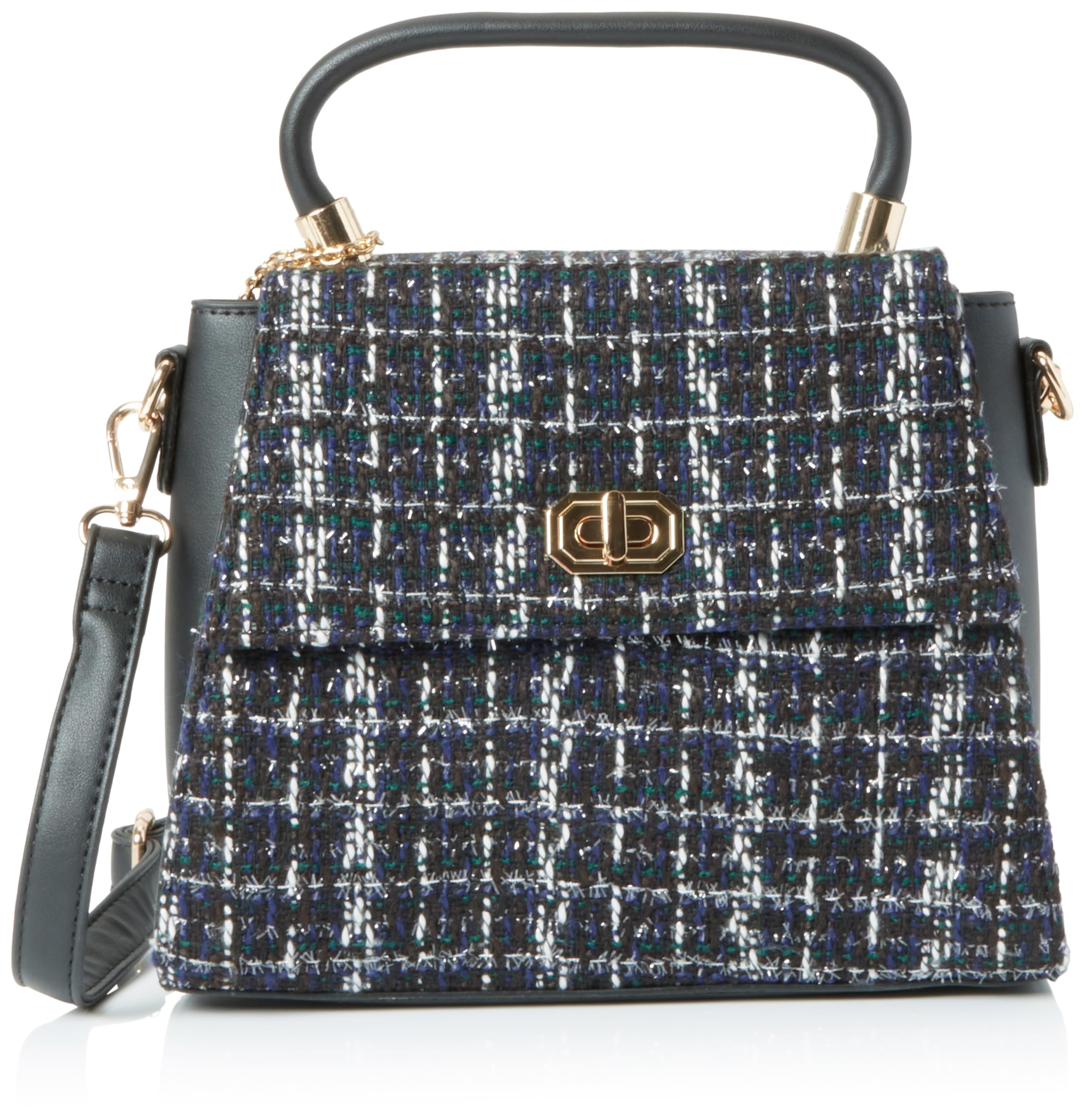 NALLY Women Henkeltasche Shopper, Black, One Size
