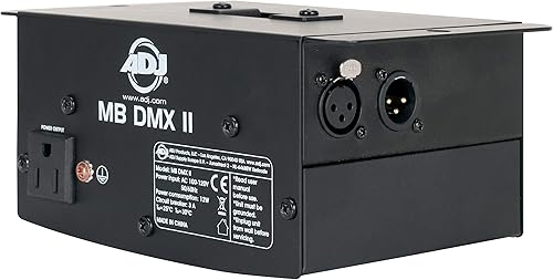 Miniatura 8 de American DJ Motor de bola de espejo resistente controlable DMX de 20 pulgadas máx. La bola de espejo también tiene salida conmutable de encendido y