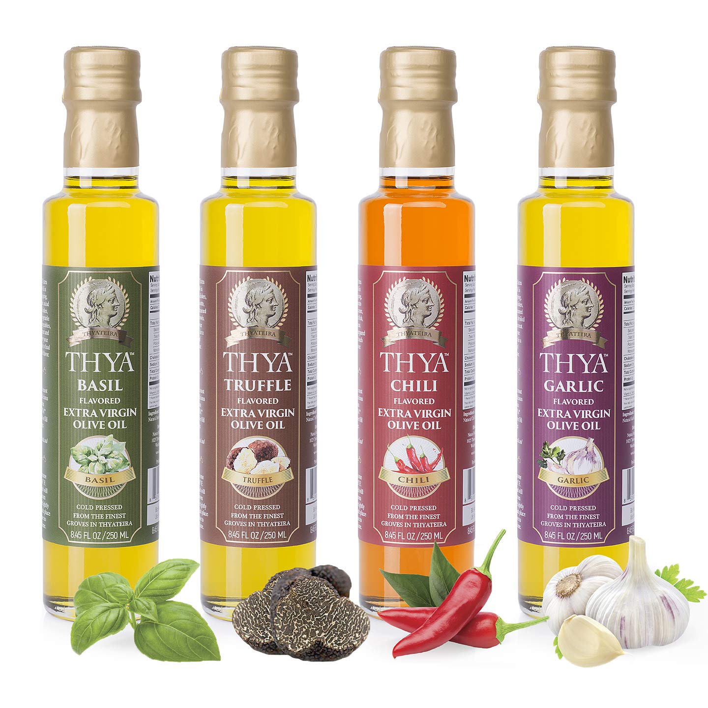 USDA Organic Extra Virgin Olive Oil 2 Pack of (25.4 fl oz/ 750ml) by THYA, First Cold Pressed, Single Source, Unblended, Natural, NON-GMO EVOO for Salad, Cooking, Baking, Dipping