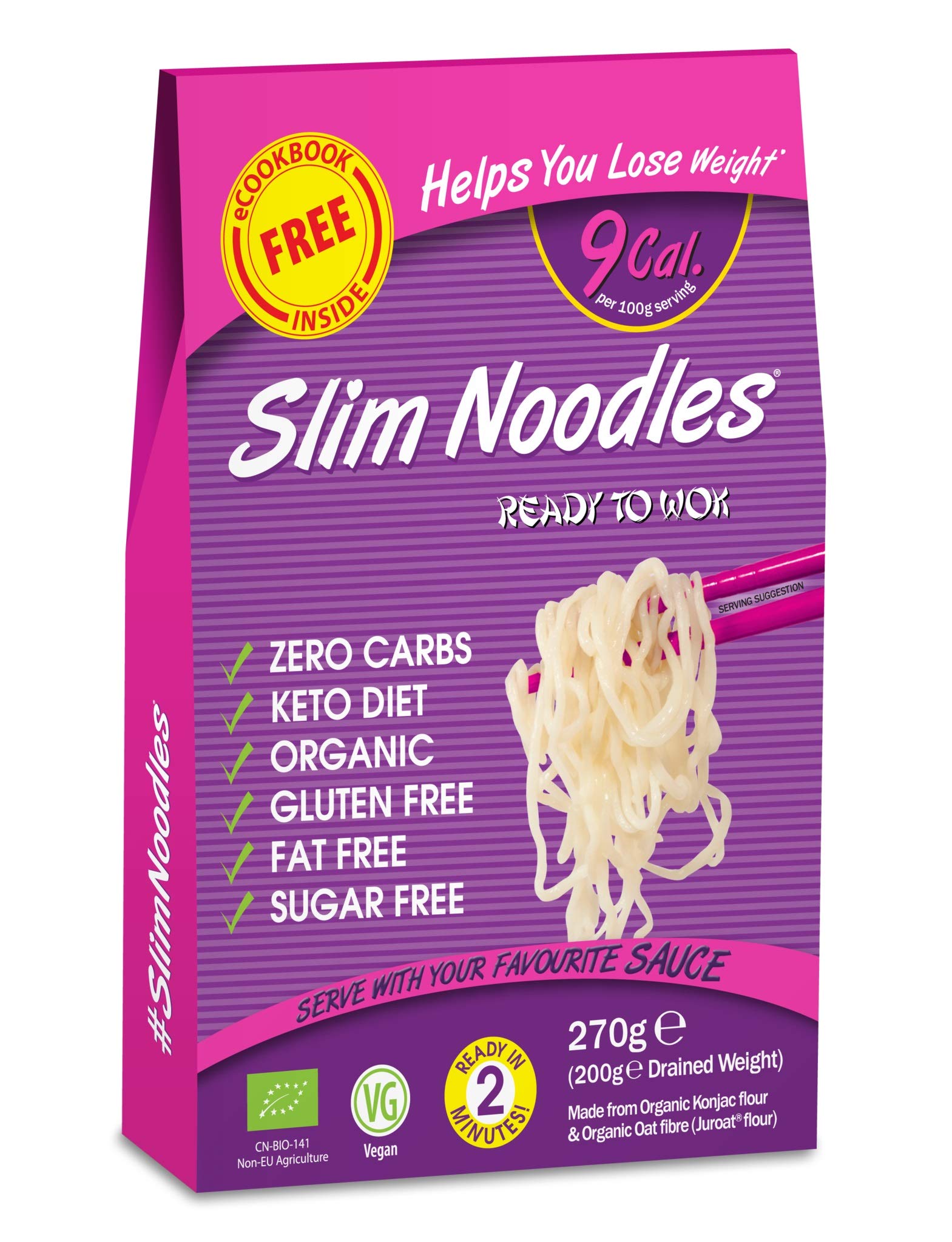Buy Eat Water Slim Noodles 270g Pack of 20 Zero Carbohydrates Gluten