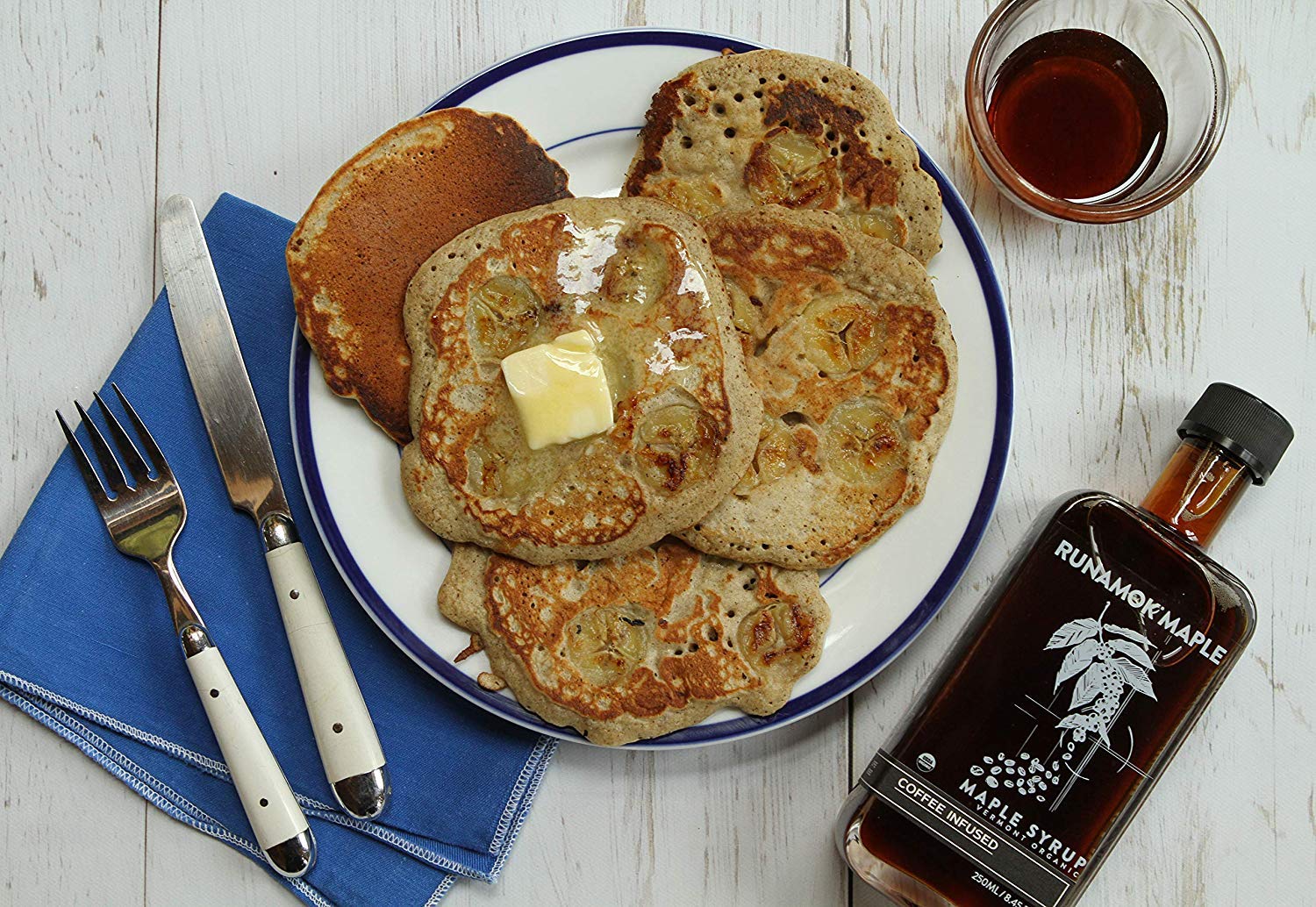 Runamok Coffee Infused Maple Syrup - Authentic & Real Vermont Maple Syrup | Make Your Ultimate Coffee-Milk | Breakfast | 8.45 Fl Oz (250mL)
