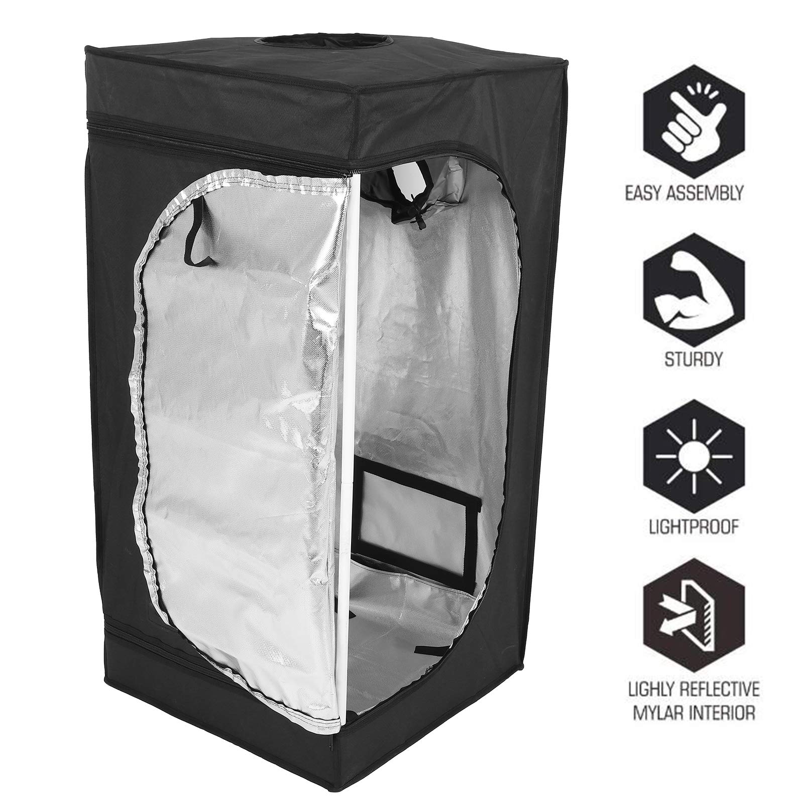Tiendas De Cultivo Pequeñas, Mini Invernadero De 50x50x100 Cm, Invernaderos De Interior, Tiendas De Cultivo, Cobertizo Cálido Para Plantas De Interior Para Cultivo De Plantación Hidropónica De Flores