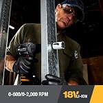 Cat® DX11 18V 1/2-inch Cordless Drill/Driver with Brushless Motor and 2 Batteries