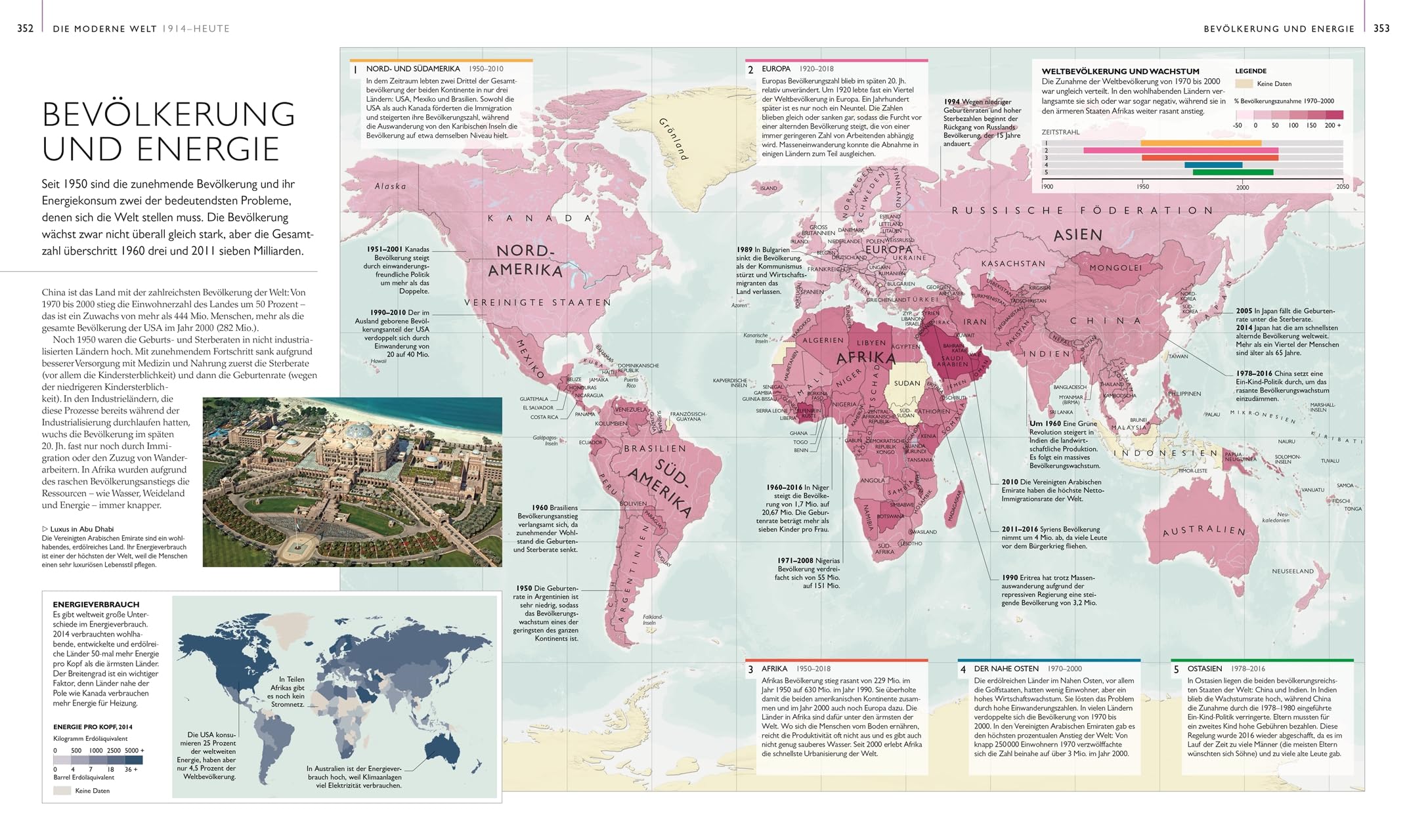 Die Geschichte der Welt in Karten: Über 140 thematische Karten, Zeitleisten und Grafiken illustrieren die wichtigsten Ereignisse der Weltgeschichte