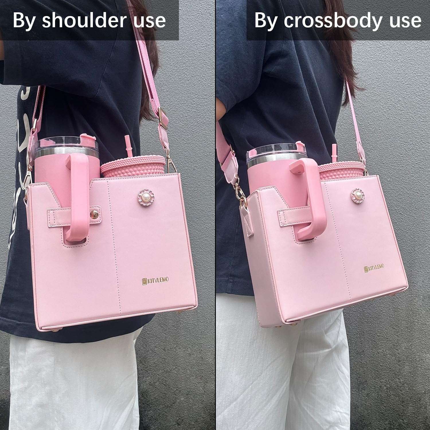 Stanley Cup Purse, Crossbody Water Bottle Cup Holder Bag | stanley Purse, water bottle holder, cup holder bag